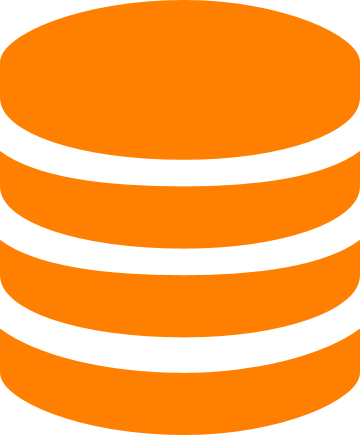 A black and orange striped background with three circles.